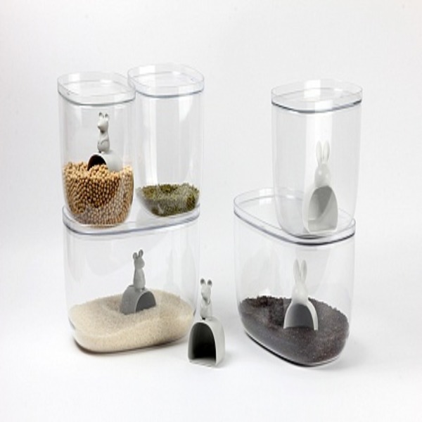 фото Контейнер с мерной ложкой bella bunny 7 л qualy