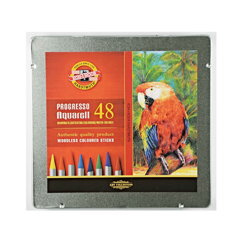 Карандаши цветные Koh-i-Noor Progresso Aquarell 8786 8786048001PL, круглый, 48 цв., кор
Карандаши цветные Koh-i-Noor Progresso Aquarell 8786 8786048001PL, круглый, 48 цв., кор