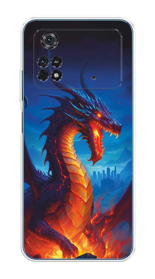 Чехол на Xiaomi Poco M4 Pro 4G "Дракон над лавой", Оранжевый;коричневый;синий, 313050-1
Чехол на Xiaomi Poco M4 Pro 4G "Дракон над лавой", Оранжевый;коричневый;синий, 313050-1