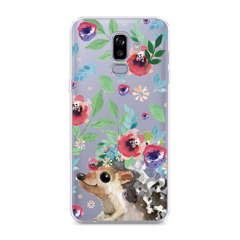 Чехол Awog на Samsung Galaxy J8 "Ежик в цветах акварель", Розовый;зеленый;коричневый, 26550-2
Чехол Awog на Samsung Galaxy J8 "Ежик в цветах акварель", Розовый;зеленый;коричневый, 26550-2