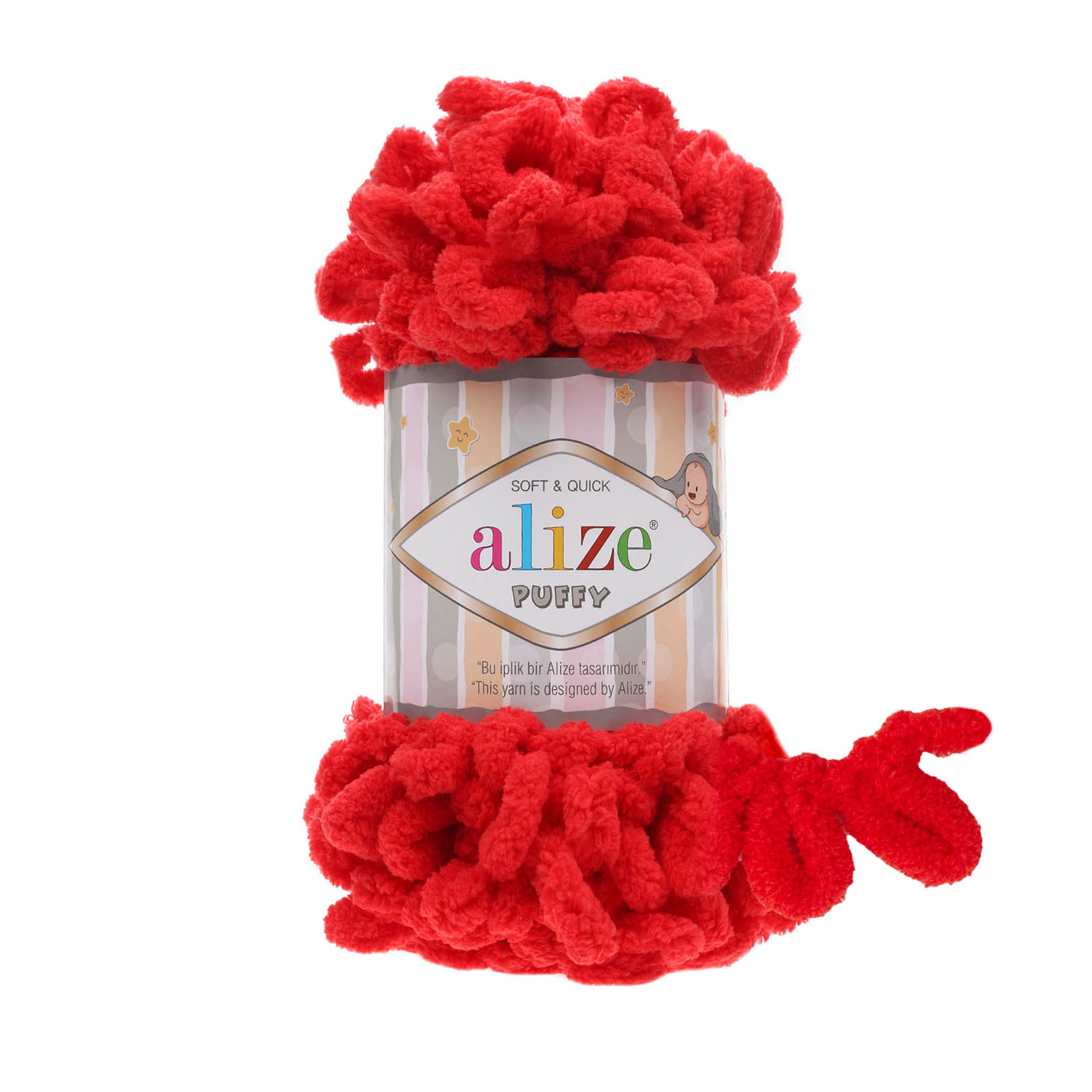 Пряжа Alize Puffy 100% микрополиэстер 9 м/100 гр 56 Красный, 5 мотков, Puffy NL01
Пряжа Alize Puffy 100% микрополиэстер 9 м/100 гр 56 Красный, 5 мотков, Puffy NL01