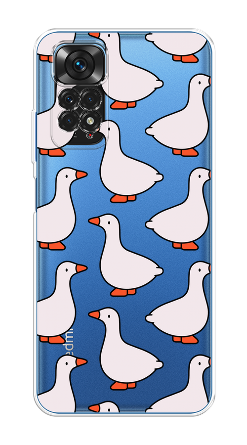 Чехол на Xiaomi Redmi Note 11 4G Global "Гуси", Прозрачный;белый;оранжевый, 312850-1
Чехол на Xiaomi Redmi Note 11 4G Global "Гуси", Прозрачный;белый;оранжевый, 312850-1