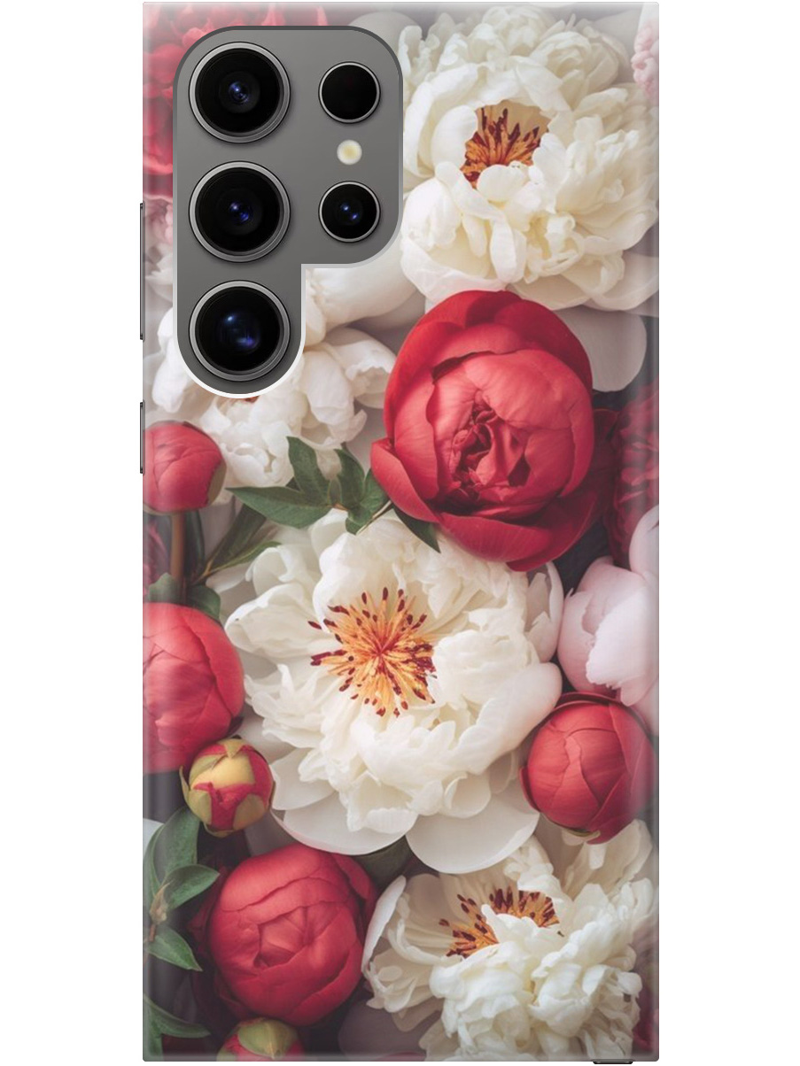 Силиконовый чехол на Samsung Galaxy S24 Ultra с рисунком "Красно-белые пионы", Белый;красный, 20011899
Силиконовый чехол на Samsung Galaxy S24 Ultra с рисунком "Красно-белые пионы", Белый;красный, 20011899