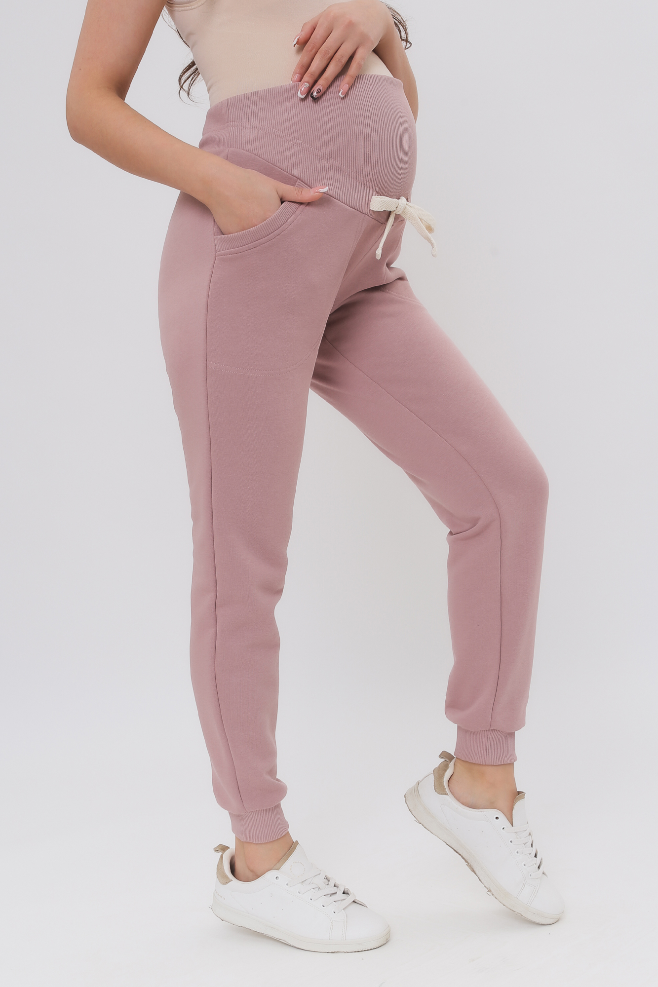 фото Брюки для беременных женские скоромама 01-42322sm бежевые 48 ru