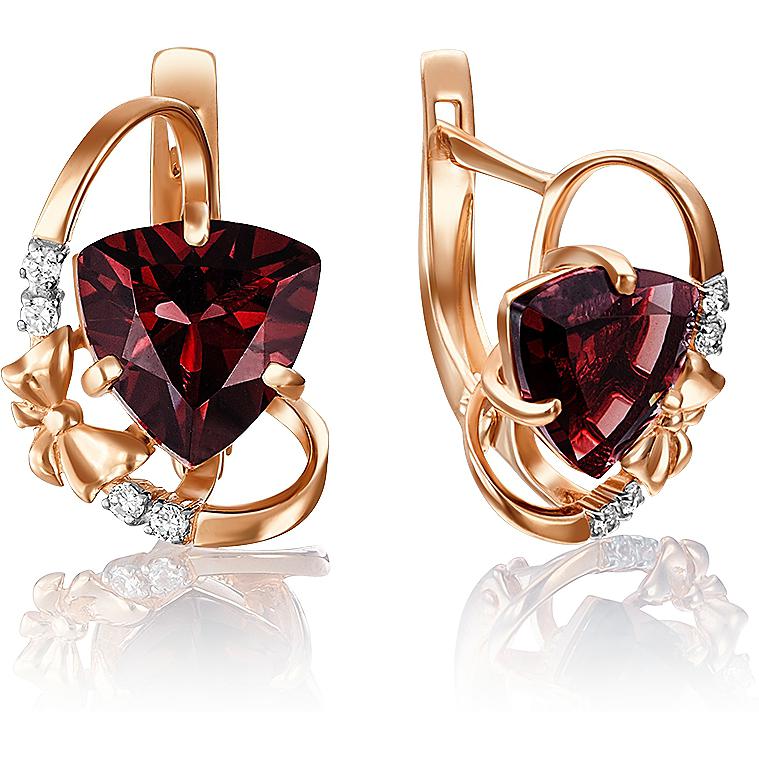 Серьги женские из золота ЮЗ Платина 02-3605-00-210-1110-46, гранат/фианит, 02-3605-00-210-1110-46
Серьги женские из золота ЮЗ Платина 02-3605-00-210-1110-46, гранат/фианит, 02-3605-00-210-1110-46