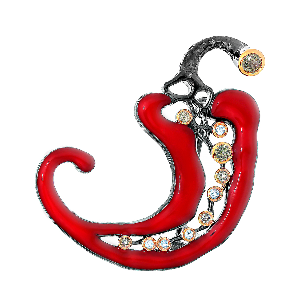 Брошь из серебра с перидотом JV C00330-BRP-PD-ENAM-BJ, C00330-BRP-PD-ENAM-BJ 
Брошь из серебра с перидотом JV C00330-BRP-PD-ENAM-BJ, C00330-BRP-PD-ENAM-BJ