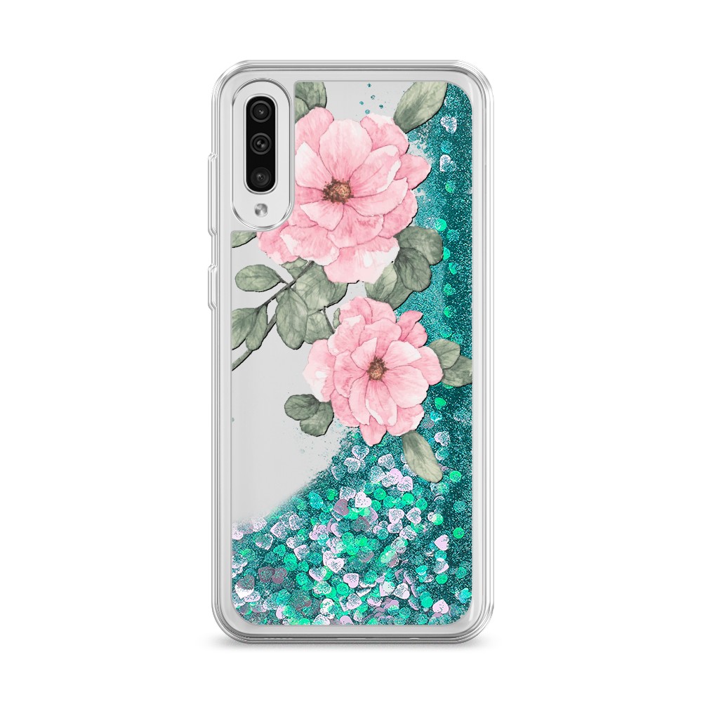 Жидкий чехол с блестками "Акварельные розовые цветы" на Samsung Galaxy A50, 27795-1
Жидкий чехол с блестками "Акварельные розовые цветы" на Samsung Galaxy A50, 27795-1