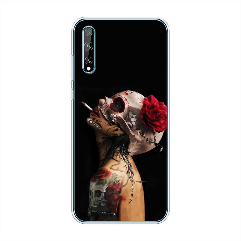 Чехол Awog на Huawei P Smart S "Девушка с черепом", Черный;красный;бежевый, 6103550-9
Чехол Awog на Huawei P Smart S "Девушка с черепом", Черный;красный;бежевый, 6103550-9