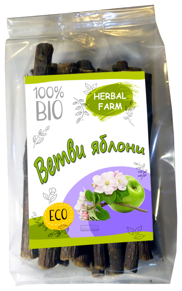 Лакомство для грызунов Herbal Farm веточки яблони для грызения и стачивания зубов 100 г
Лакомство для грызунов Herbal Farm веточки яблони для грызения и стачивания зубов 100 г