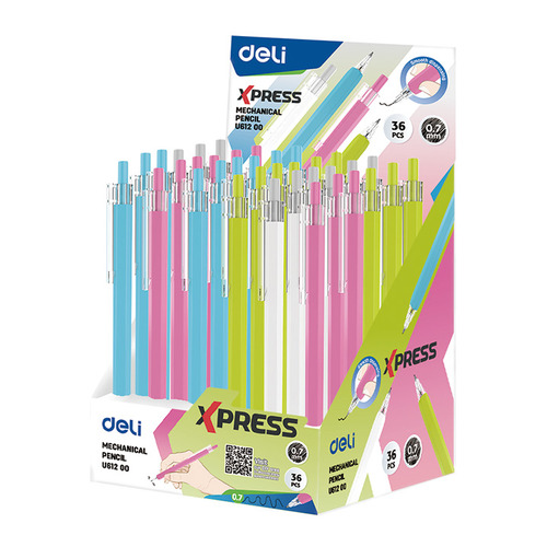 Упаковка карандашей механических Deli Xpress EU61200 EU61200, пластик, дисплей, EU61200
Упаковка карандашей механических Deli Xpress EU61200 EU61200, пластик, дисплей, EU61200