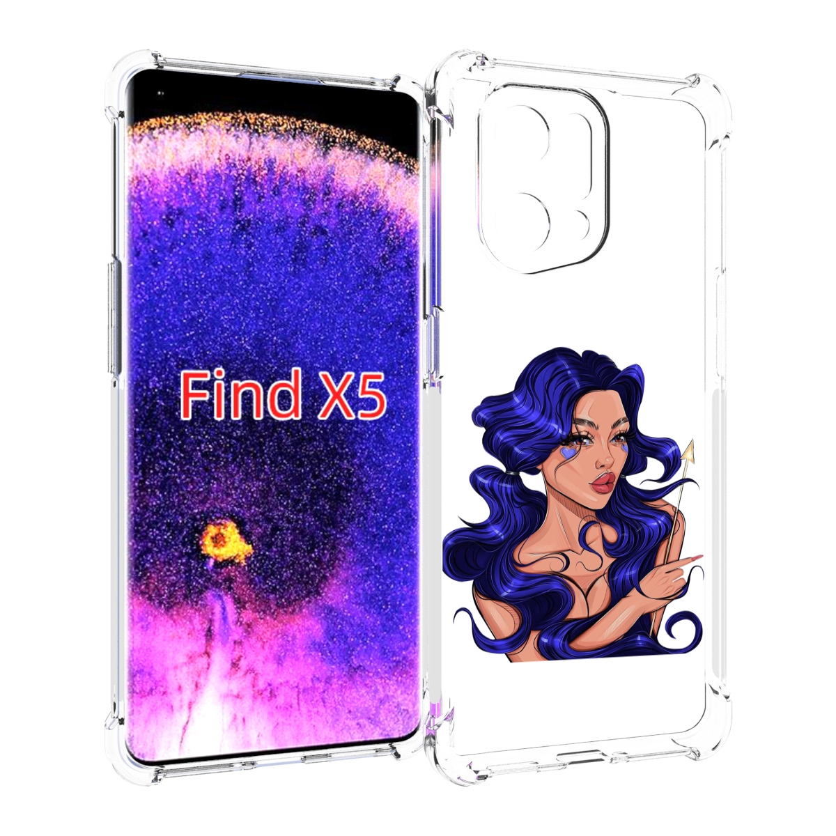 Чехол MyPads красивая-девушка-с-синими-волосами женский для Oppo Find X5, Прозрачный, Tocco
Чехол MyPads красивая-девушка-с-синими-волосами женский для Oppo Find X5, Прозрачный, Tocco