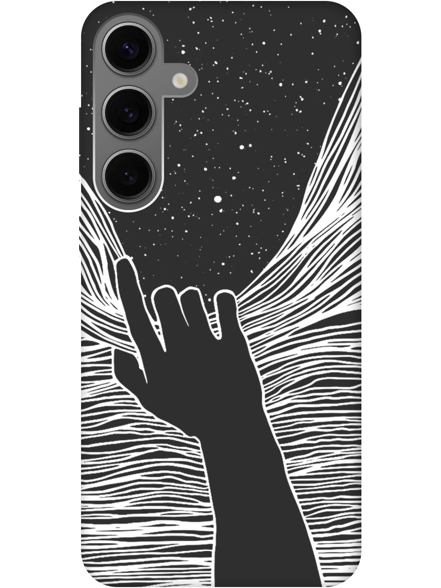 Силиконовый чехол на Samsung Galaxy S24+ с рисунком "Рука и нити" Soft Touch черный, 20011908
Силиконовый чехол на Samsung Galaxy S24+ с рисунком "Рука и нити" Soft Touch черный, 20011908