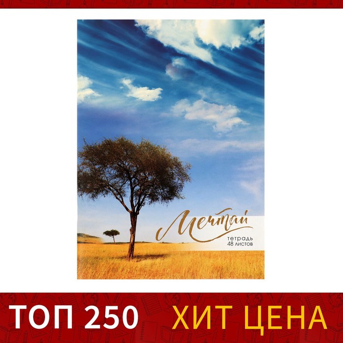 Тетрадь А4, 48 листов в клетку Calligrata "Мечтай", обложка мелованный картон, блок офсет
Тетрадь А4, 48 листов в клетку Calligrata "Мечтай", обложка мелованный картон, блок офсет