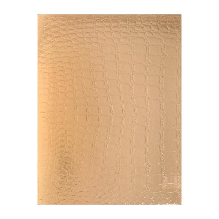 Тетрадь 96 листов в клетку Croco, бумвинил metallic, тиснение, блок офсет, золото
Тетрадь 96 листов в клетку Croco, бумвинил metallic, тиснение, блок офсет, золото