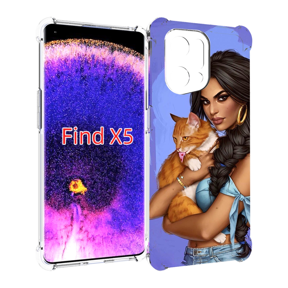 Чехол MyPads девушка-красивая-с-синим-фоном женский для Oppo Find X5, Прозрачный, Tocco
Чехол MyPads девушка-красивая-с-синим-фоном женский для Oppo Find X5, Прозрачный, Tocco