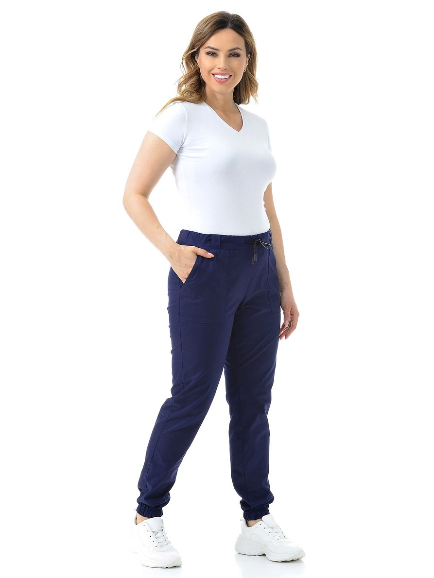 фото Брюки медицинские женские medicalwear джоггер 306 синие 44