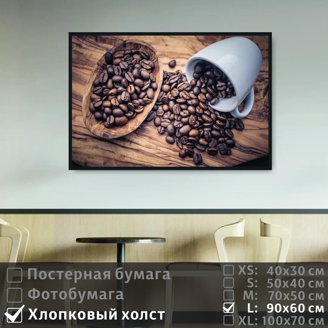 Постер на холсте ПолиЦентр Рассыпанные кофейные зерна 90х60 см, РассыпанныеКофейныеЗерна
Постер на холсте ПолиЦентр Рассыпанные кофейные зерна 90х60 см, РассыпанныеКофейныеЗерна