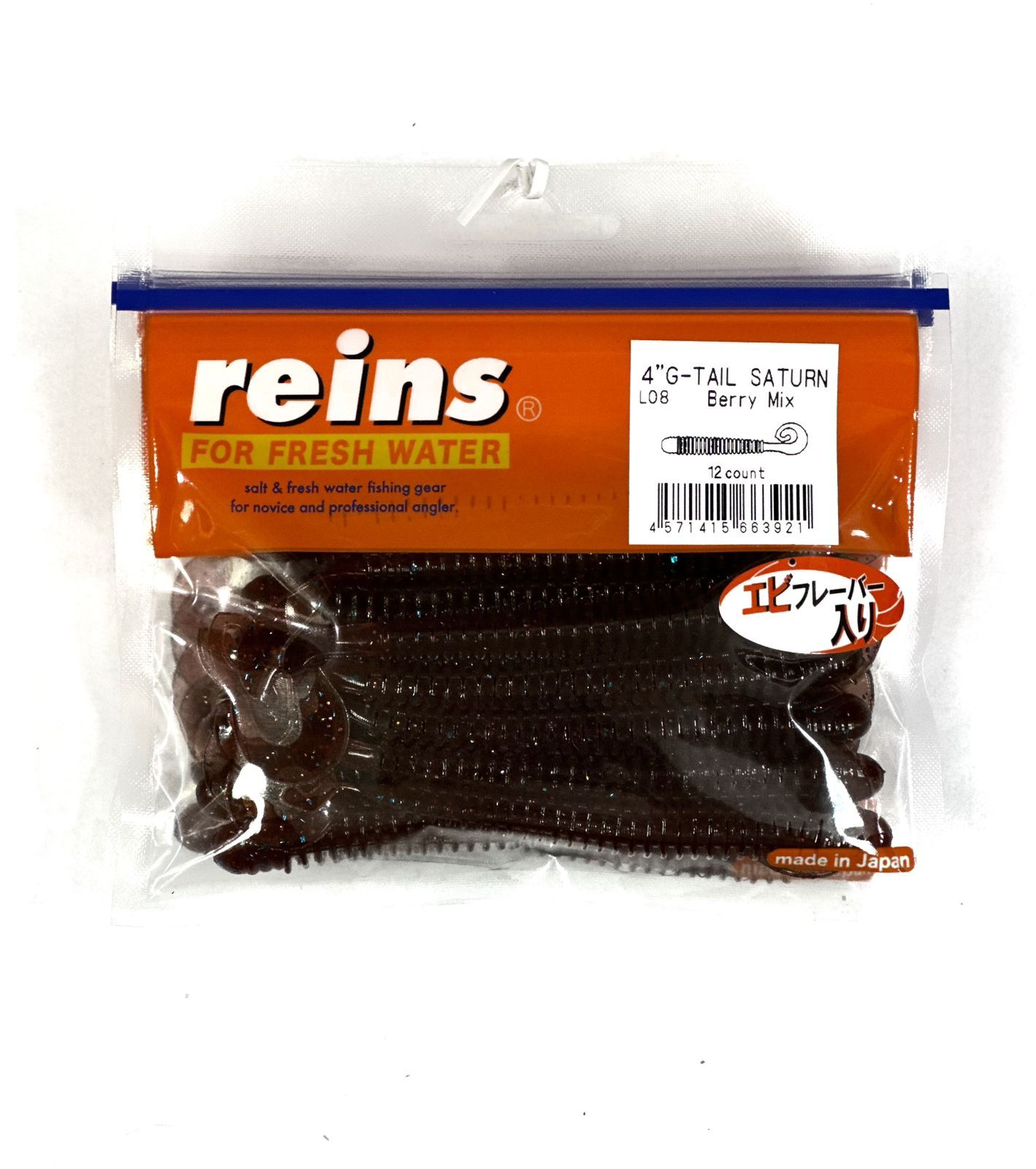 Силиконовая приманка REINS G TAIL SATURN 4 Цв. L08 - Berry Mix, Коричневый, G Tail Saturn
Силиконовая приманка REINS G TAIL SATURN 4 Цв. L08 - Berry Mix, Коричневый, G Tail Saturn