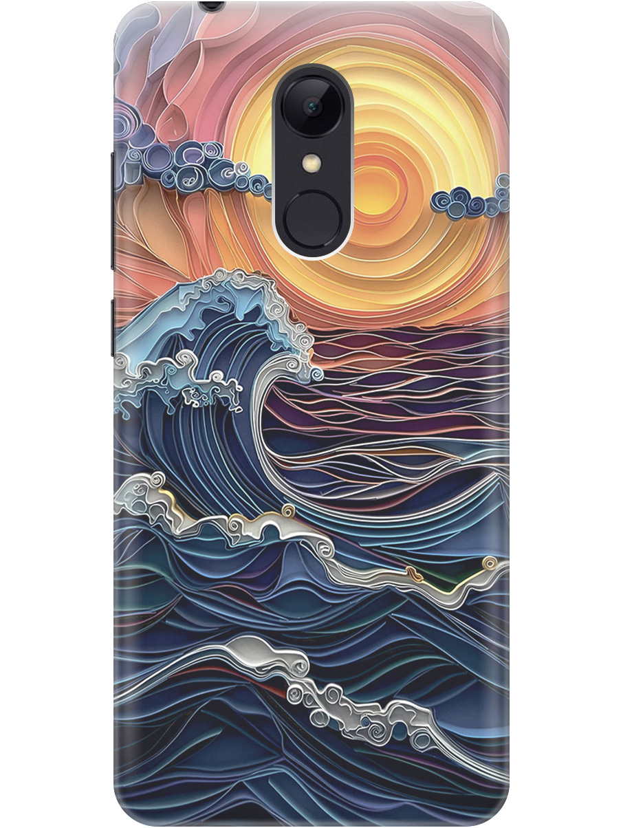 Силиконовый чехол на Xiaomi Redmi 5 с принтом "Волны на закате", Прозрачный;оранжевый;синий, 717097410
Силиконовый чехол на Xiaomi Redmi 5 с принтом "Волны на закате", Прозрачный;оранжевый;синий, 717097410