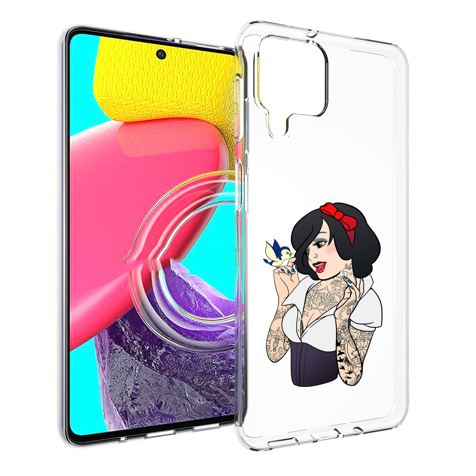 Чехол Mypads Принцесса-Тату Женский Для Samsung Galaxy M53 (Sm-M536), Прозрачный, Tocco
Чехол Mypads Принцесса-Тату Женский Для Samsung Galaxy M53 (Sm-M536), Прозрачный, Tocco