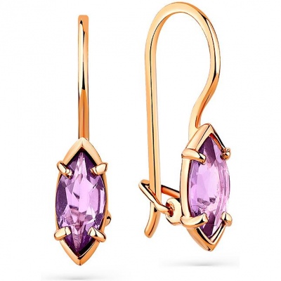 Серьги из красного золота с 2 аметистами Master Brilliant 09-1-055-0200-010, 09-1-055-0200-010
Серьги из красного золота с 2 аметистами Master Brilliant 09-1-055-0200-010, 09-1-055-0200-010