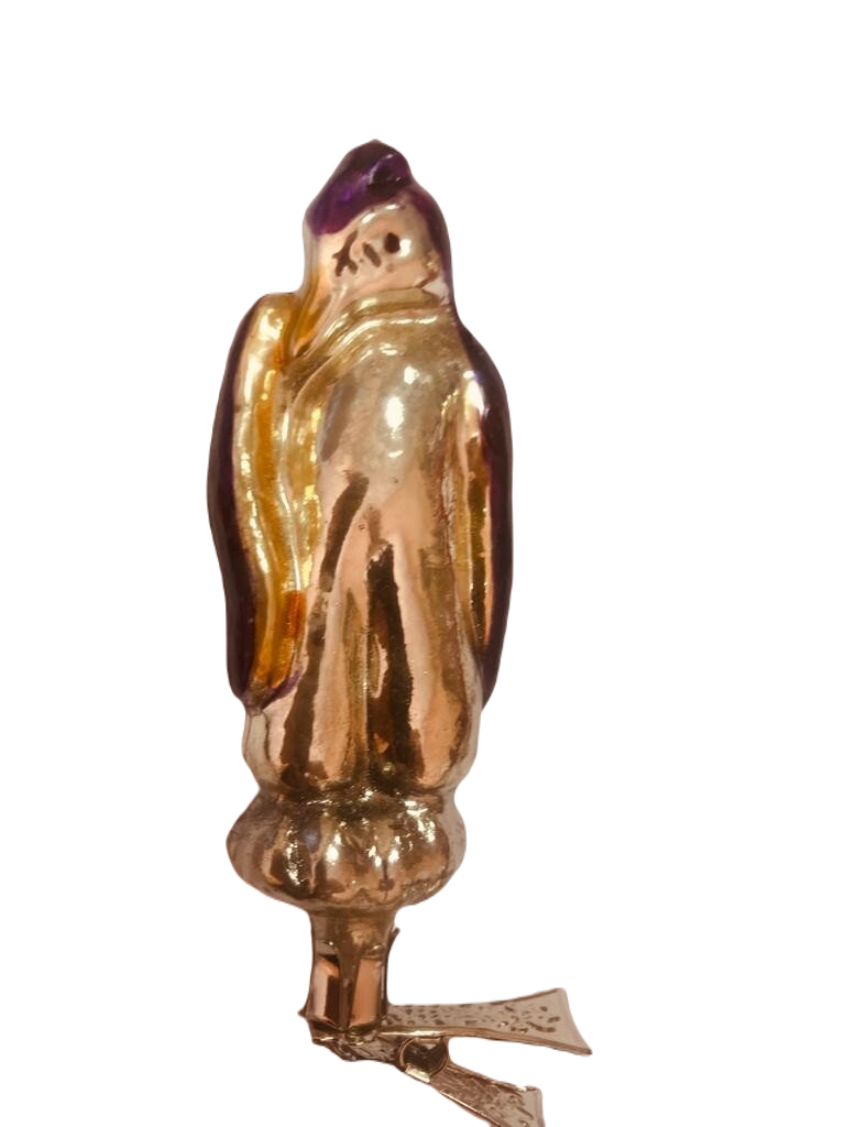 Елочная игрушка Пингвин, антикварная елочная игрушка 1950-60-х гг., Золотистый, Елочная игрушка Пингвин
Елочная игрушка Пингвин, антикварная елочная игрушка 1950-60-х гг., Золотистый, Елочная игрушка Пингвин