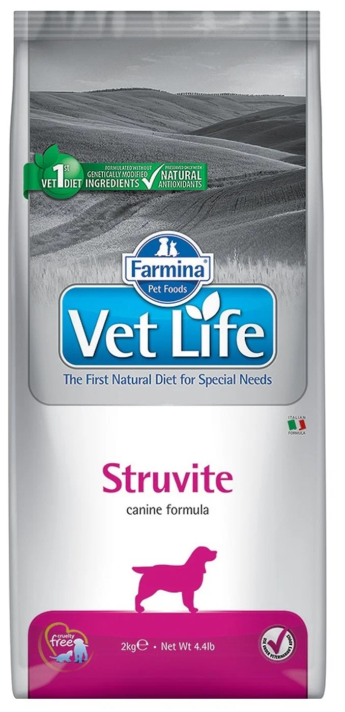 Сухой корм для собак Farmina Vet Life Struvite, при МКБ, курица, 2кг, Vet Life Dog Struvite
Сухой корм для собак Farmina Vet Life Struvite, при МКБ, курица, 2кг, Vet Life Dog Struvite