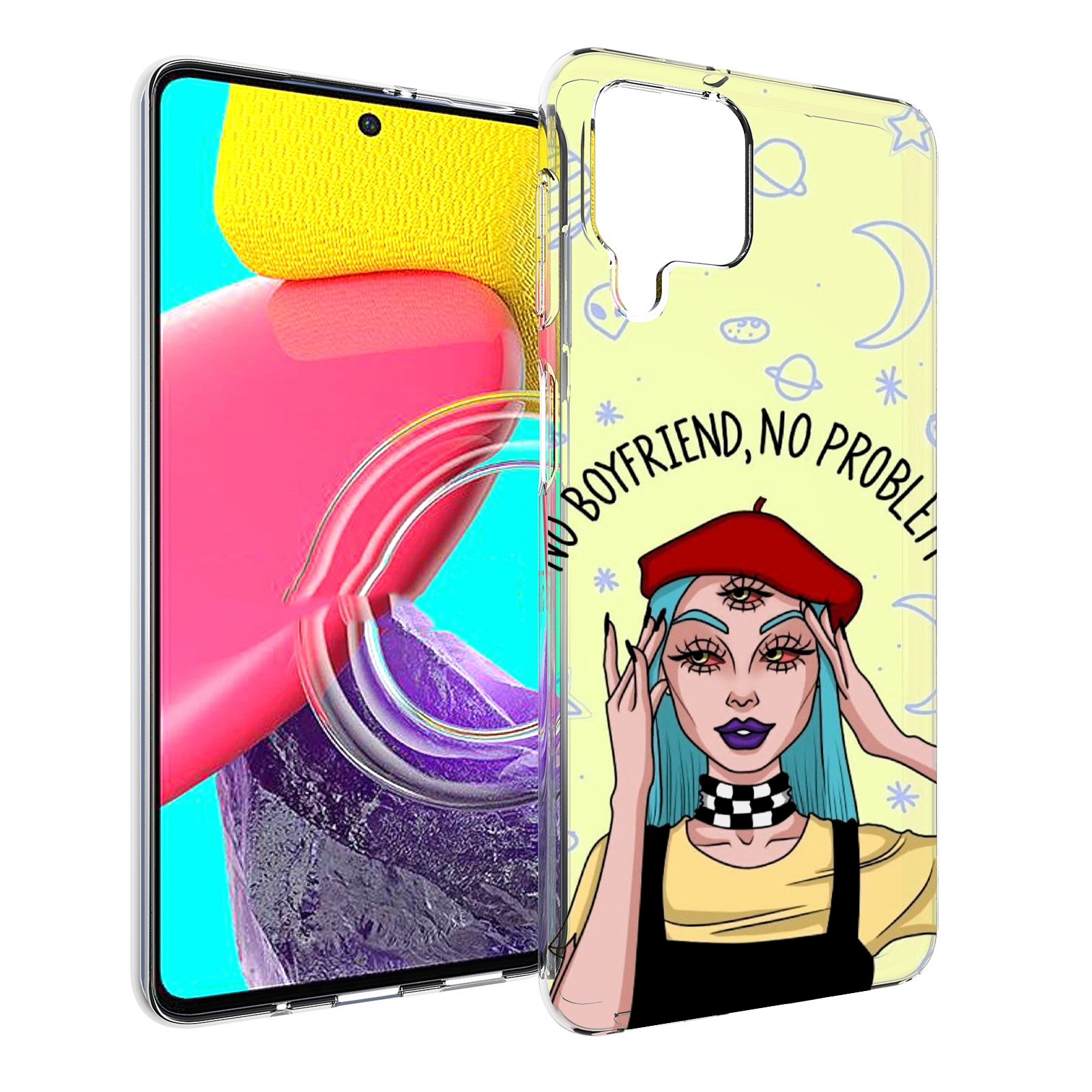 Чехол Mypads Нет-Проблем-Нет-Мужчин Женский Для Samsung Galaxy M53 (Sm-M536), Прозрачный, Tocco
Чехол Mypads Нет-Проблем-Нет-Мужчин Женский Для Samsung Galaxy M53 (Sm-M536), Прозрачный, Tocco