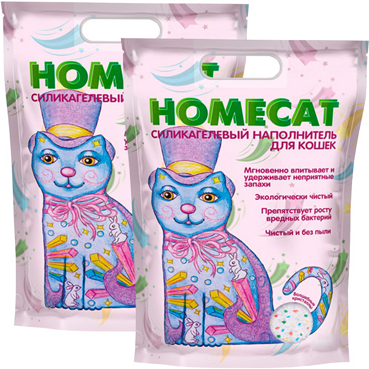 HOMECAT HOMECAT ВОЛШЕБНЫЕ КРИСТАЛЛЫ наполнитель силикагелевый для туалета кошек (12,5 + 12
HOMECAT HOMECAT ВОЛШЕБНЫЕ КРИСТАЛЛЫ наполнитель силикагелевый для туалета кошек (12,5 + 12