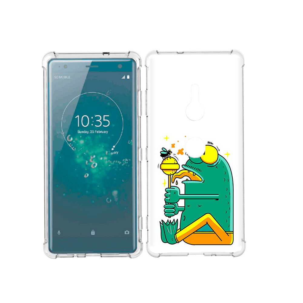 Чехол MyPads Tocco для Sony Xperia XZ3 Зеленая лягушка с чупа чупсом, Прозрачный, Tocco
Чехол MyPads Tocco для Sony Xperia XZ3 Зеленая лягушка с чупа чупсом, Прозрачный, Tocco