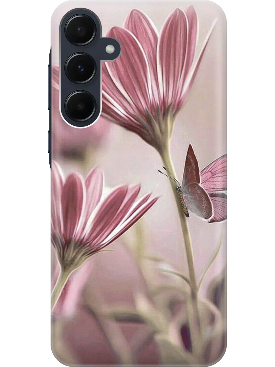 Силиконовый чехол на Samsung Galaxy A35 с рисунком "Бабочка на розовом цветке", Бежевый;розовый, 20012130
Силиконовый чехол на Samsung Galaxy A35 с рисунком "Бабочка на розовом цветке", Бежевый;розовый, 20012130