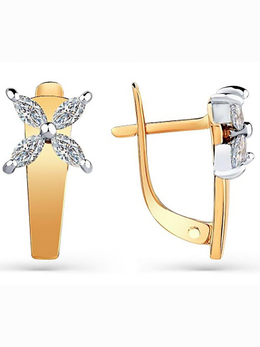 Серьги из комбинированного золота с 8 фианитами Master Brilliant 2001298, 2001298
Серьги из комбинированного золота с 8 фианитами Master Brilliant 2001298, 2001298