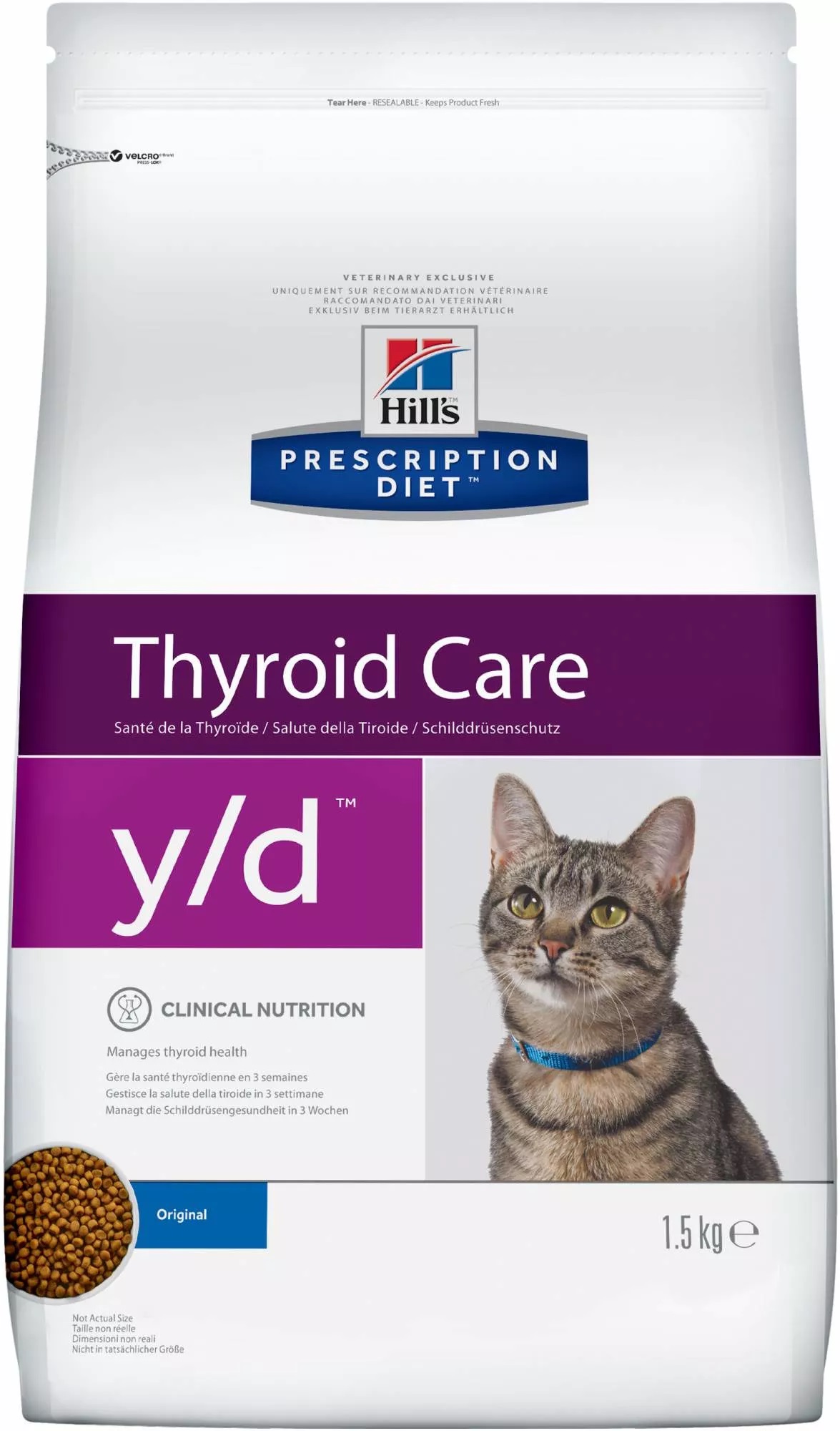 Сухой корм для кошек Hill's Prescription Diet Thyroid Care, 1,5кг, Prescription Diet Thyroid Care
Сухой корм для кошек Hill's Prescription Diet Thyroid Care, 1,5кг, Prescription Diet Thyroid Care
