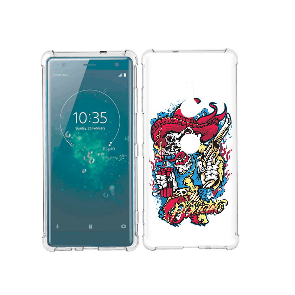 Чехол MyPads Tocco для Sony Xperia XZ3 нарисованный скелет с писталетом, Прозрачный, Tocco
Чехол MyPads Tocco для Sony Xperia XZ3 нарисованный скелет с писталетом, Прозрачный, Tocco