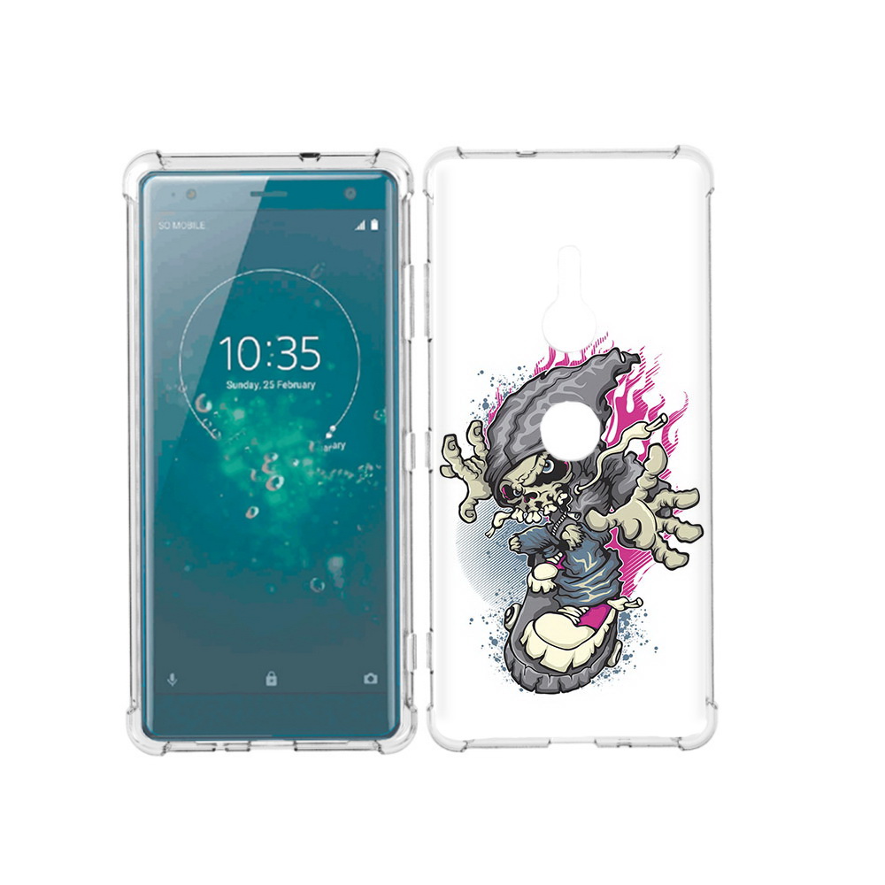 Чехол MyPads Tocco для Sony Xperia XZ3 нарисованный скелет на скейт борде, Прозрачный, Tocco
Чехол MyPads Tocco для Sony Xperia XZ3 нарисованный скелет на скейт борде, Прозрачный, Tocco