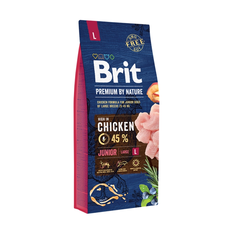 Сухой корм для щенков Brit Premium Junior L, для крупных пород, курица, 15кг, Premium Junior L
Сухой корм для щенков Brit Premium Junior L, для крупных пород, курица, 15кг, Premium Junior L