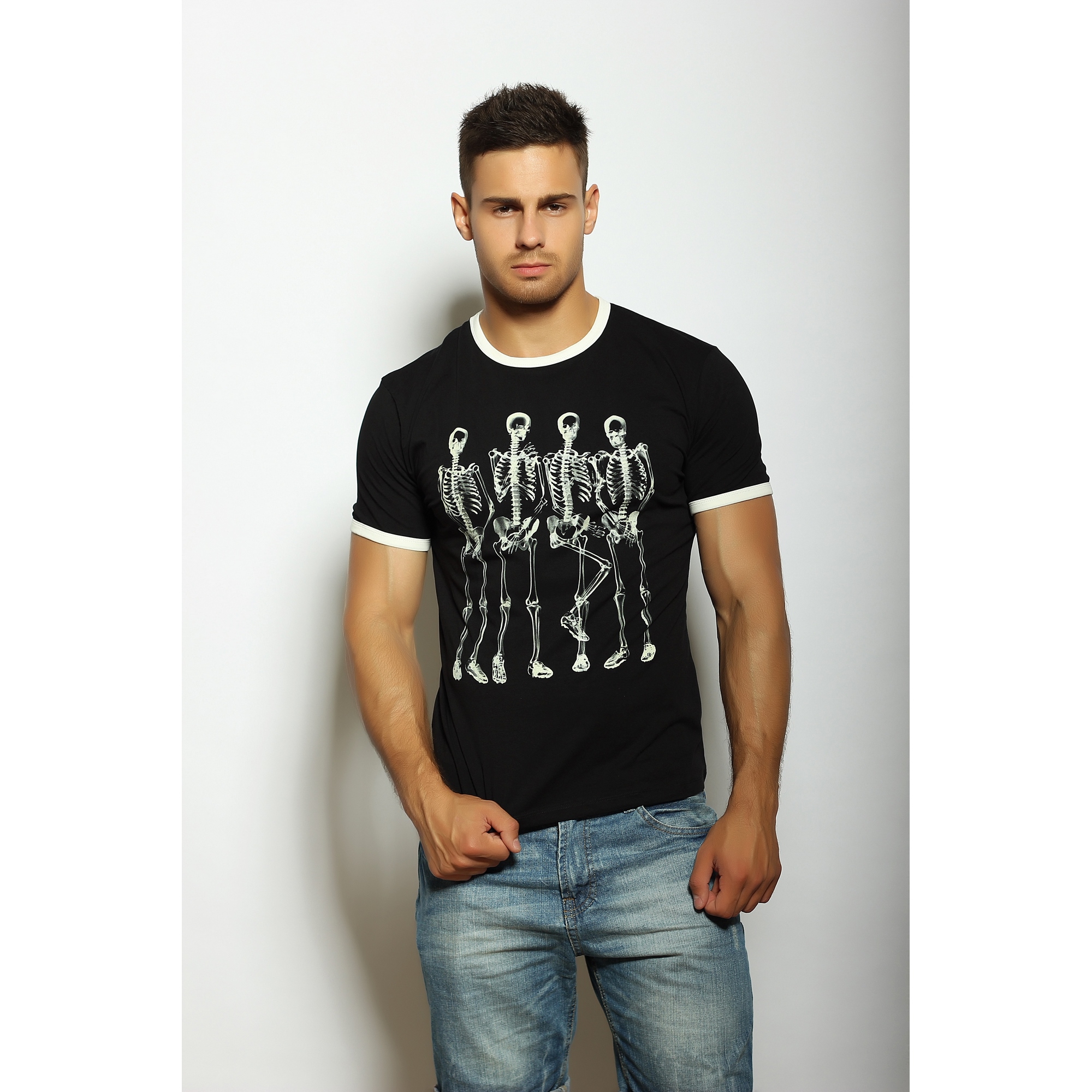 фото Футболка мужская 010528m-ep fra'n'co черная m