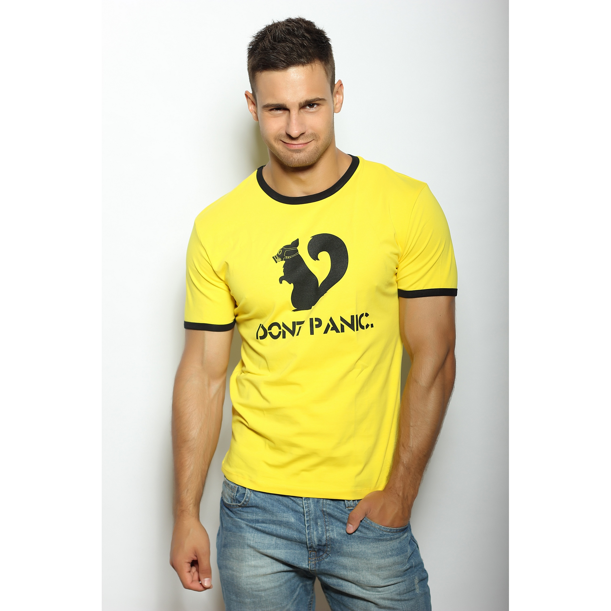 фото Футболка мужская 060123m-ep fra'n'co желтая l