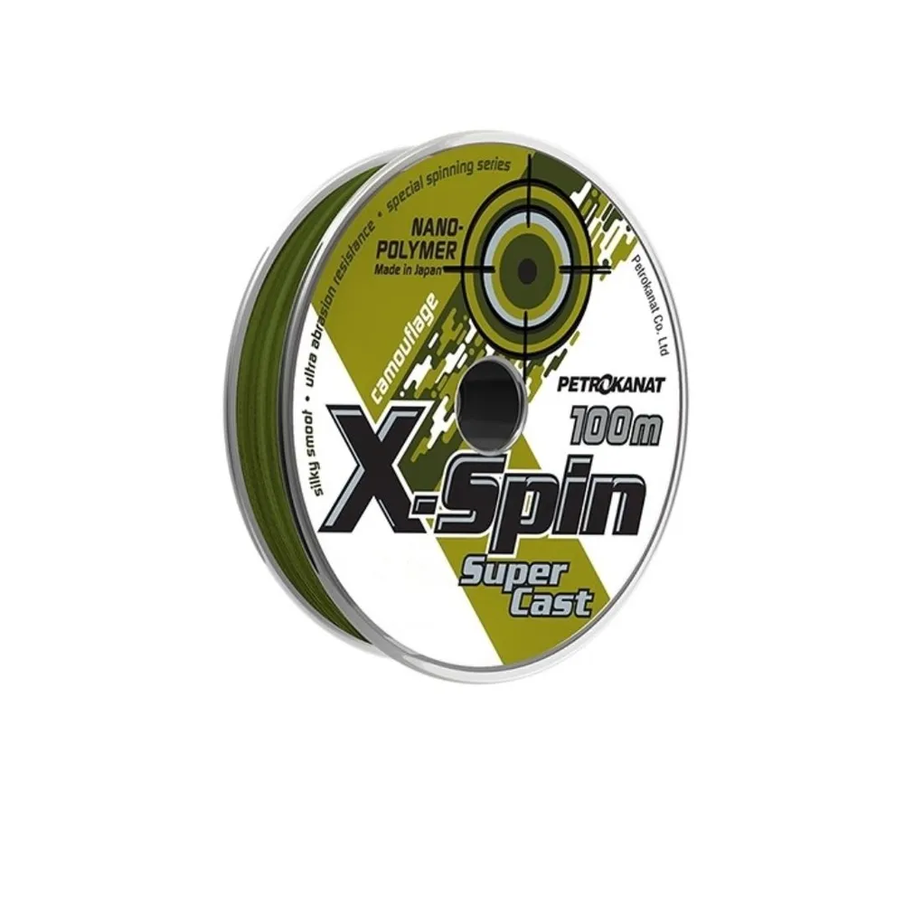 Монофильная леска для рыбалки Petrokanat X-Spin Camouflage (1 / 0.25 / 5.5 / 1 / хаки /, Зеленый, X-Spin
Монофильная леска для рыбалки Petrokanat X-Spin Camouflage (1 / 0.25 / 5.5 / 1 / хаки /, Зеленый, X-Spin