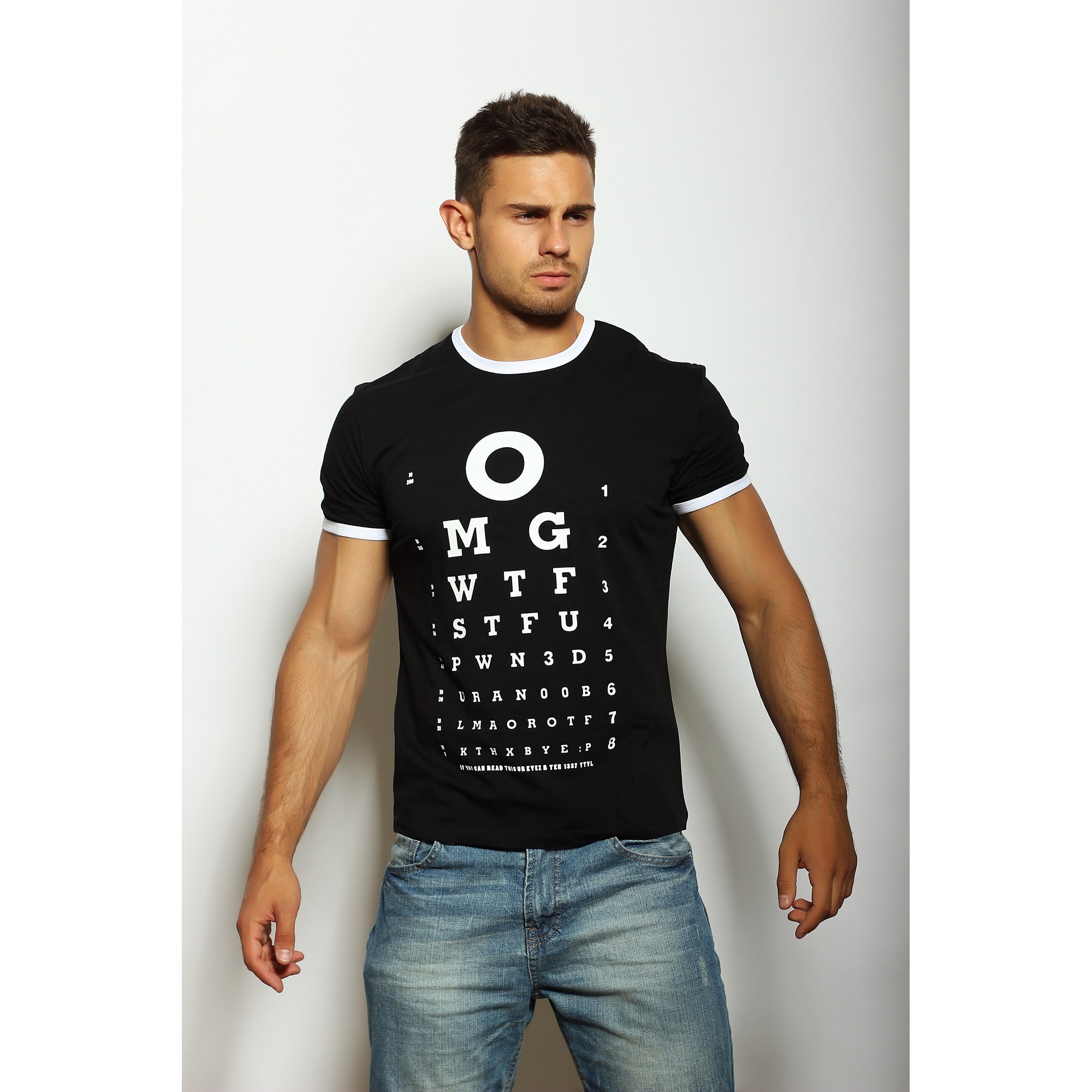 фото Футболка мужская 010205m-ep fra'n'co черная m