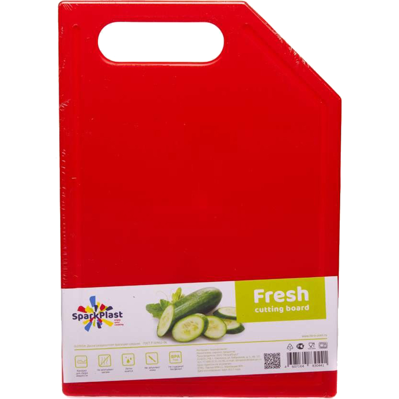 Разделочная доска SparkPlast Fresh Cutting Board 33x23, микс, Fresh Cutting Board
Разделочная доска SparkPlast Fresh Cutting Board 33x23, микс, Fresh Cutting Board