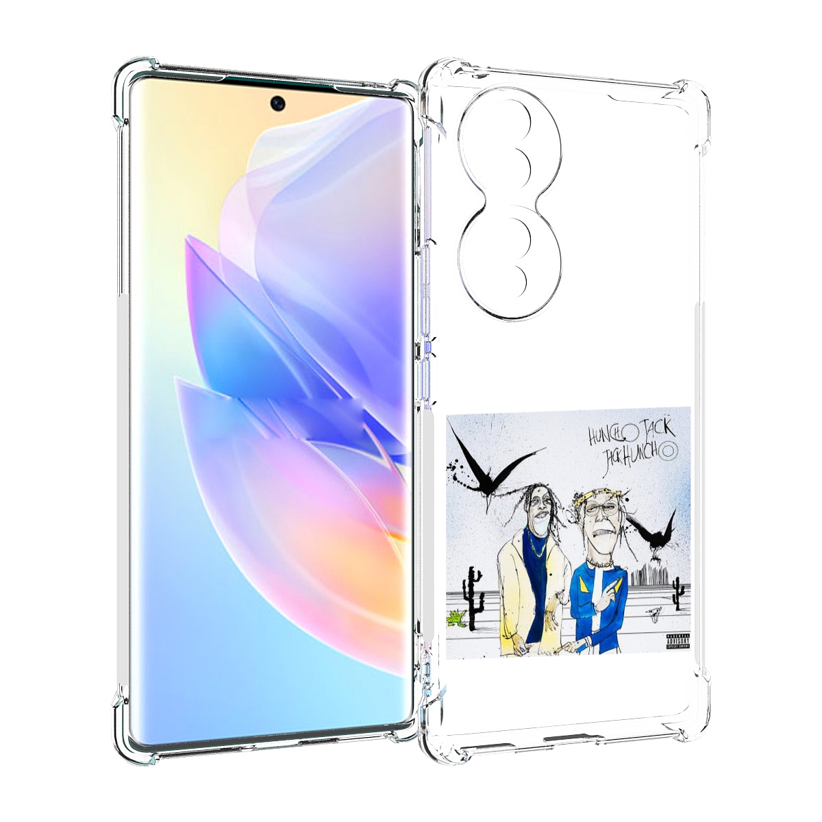 Чехол MyPads Travis Scott & Quavo - Huncho Jack, Jack Huncho для Honor 70, Прозрачный, Tocco
Чехол MyPads Travis Scott & Quavo - Huncho Jack, Jack Huncho для Honor 70, Прозрачный, Tocco