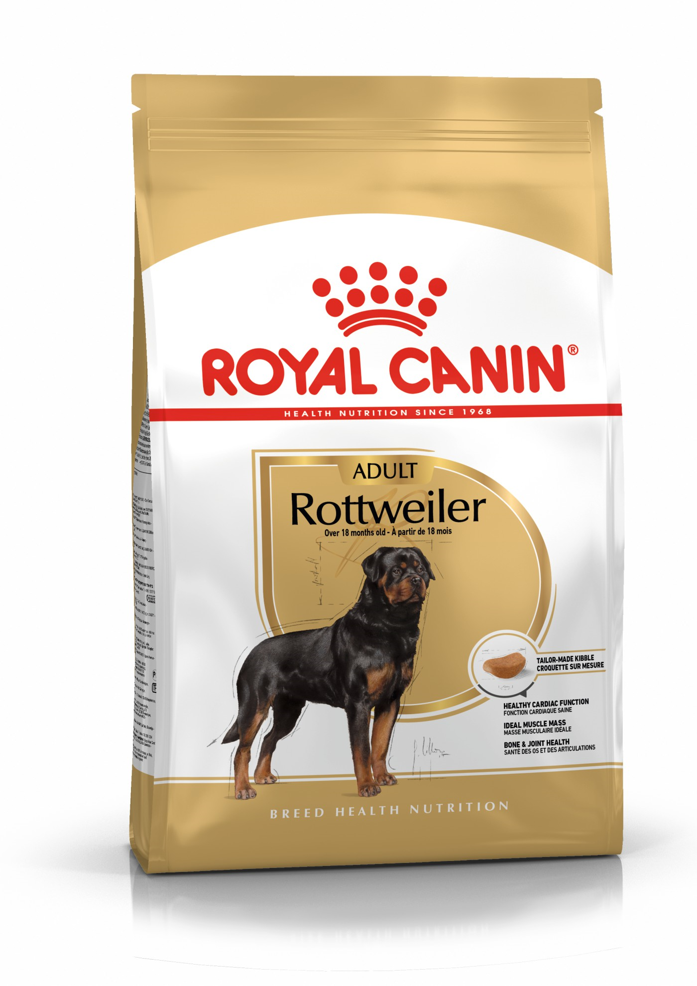Сухой корм для собак Royal Canin Rottweiler Adult, для породы Ротвейлер 12 кг, Rottweiler Adult
Сухой корм для собак Royal Canin Rottweiler Adult, для породы Ротвейлер 12 кг, Rottweiler Adult
