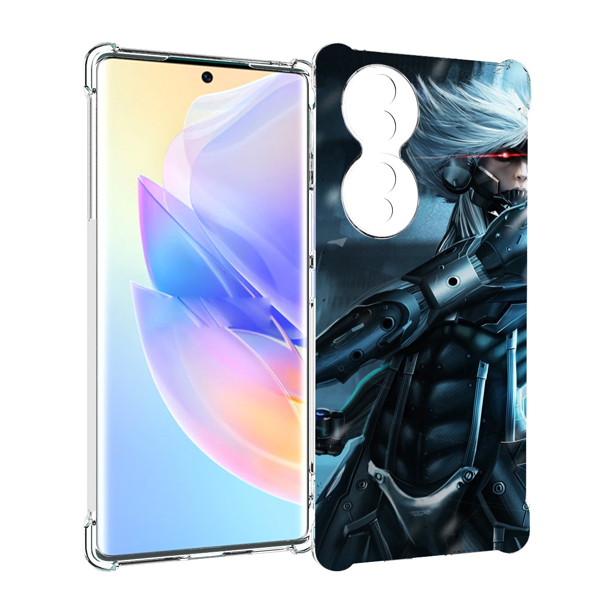 Чехол MyPads Metal Gear Rising Revengeance для Honor 70, Прозрачный, Tocco 
Чехол MyPads Metal Gear Rising Revengeance для Honor 70, Прозрачный, Tocco