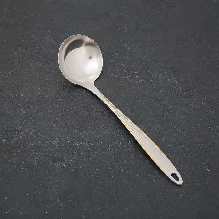 фото Ложка разливательная «плетение», h=32 см nobrand