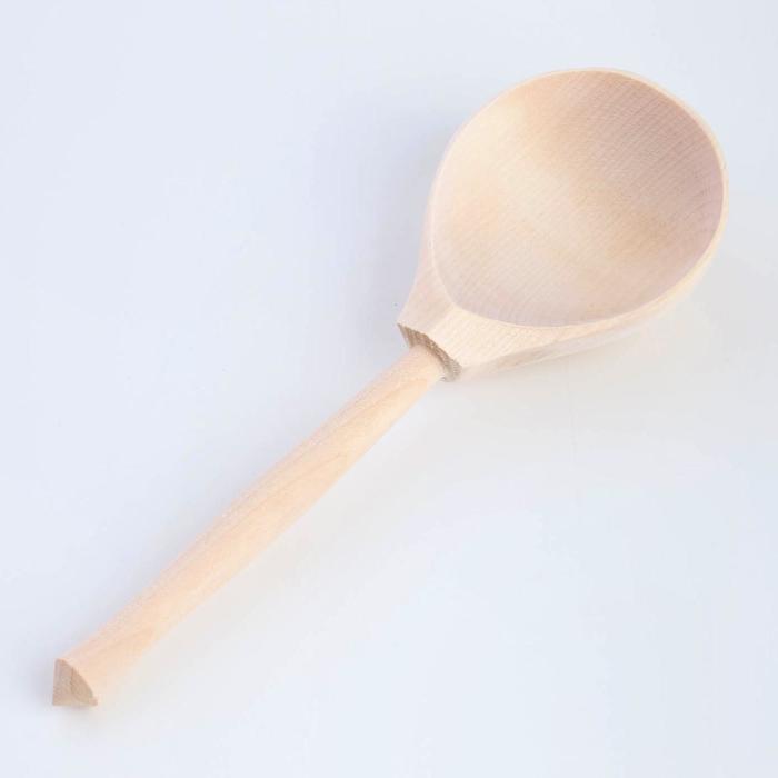 фото Ложка полубаская, белая nobrand