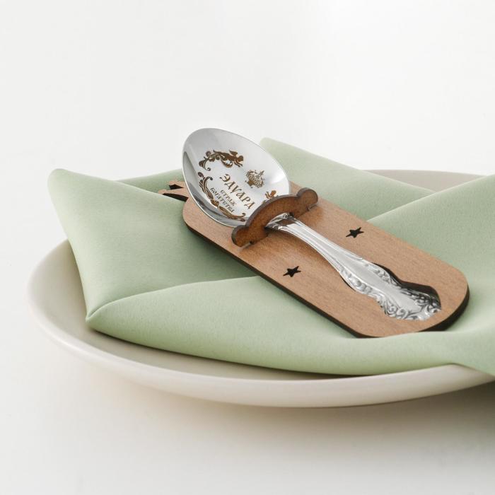 фото Ложка именная, чайная, с гравировкой "эдуард", h=14 nobrand