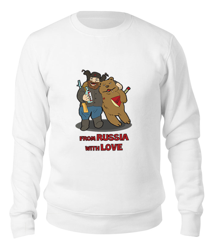 Свитшот унисекс Printio From russia with love (из россии с любовью) белый L, From russia with love (из россии с любовью)
Свитшот унисекс Printio From russia with love (из россии с любовью) белый L, From russia with love (из россии с любовью)