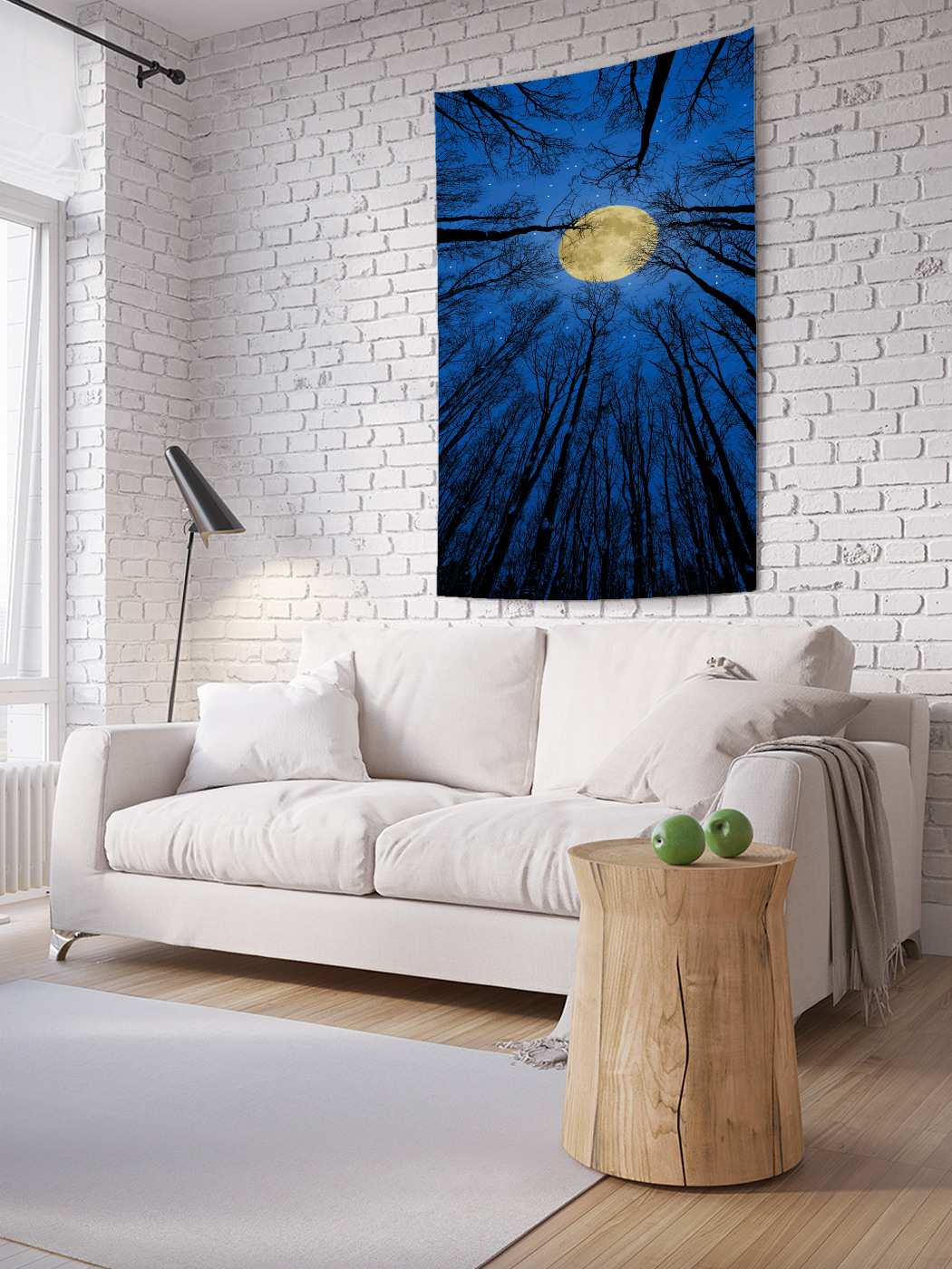 Вертикальное фотопанно на стену JoyArty Лес играет с луной 150x200 см, Лес играет с луной
Вертикальное фотопанно на стену JoyArty Лес играет с луной 150x200 см, Лес играет с луной