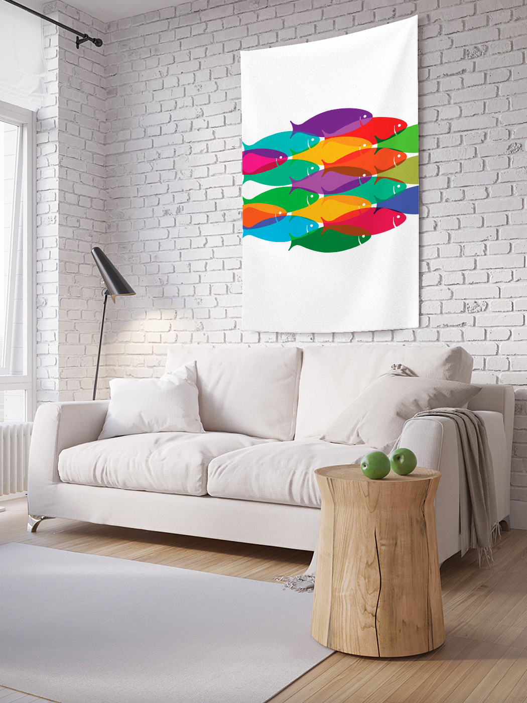 Вертикальное фотопанно на стену JoyArty Красочный косяк рыб 150x200 см, Красочный косяк рыб
Вертикальное фотопанно на стену JoyArty Красочный косяк рыб 150x200 см, Красочный косяк рыб